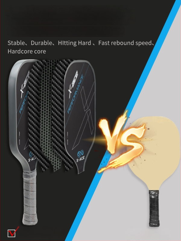 X-ACE pickleball pádlo – uhlíkové vlákna, PP mriežkové jadro, profesionálna úroveň
