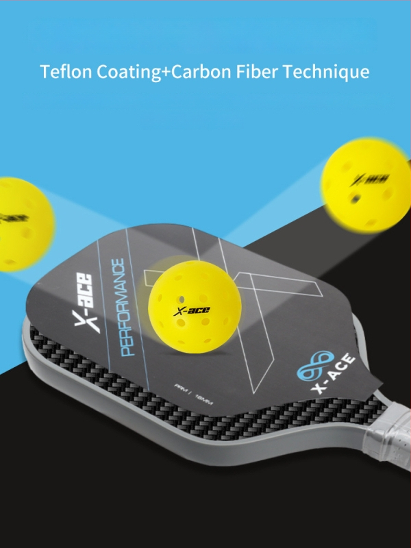X-ACE pickleball pádlo – uhlíkové vlákna, PP mriežkové jadro, profesionálna úroveň