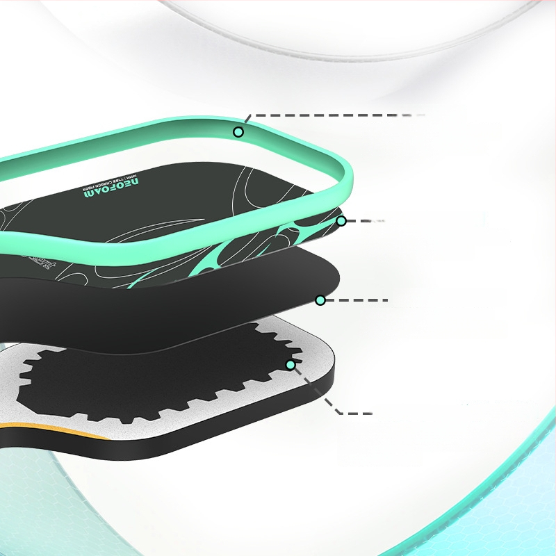 Joysent pickleball raketa s jadrom z EPP peny a karbónových vlákien T700 – profesionálny súťažný tréningový model, vysoká elasticita