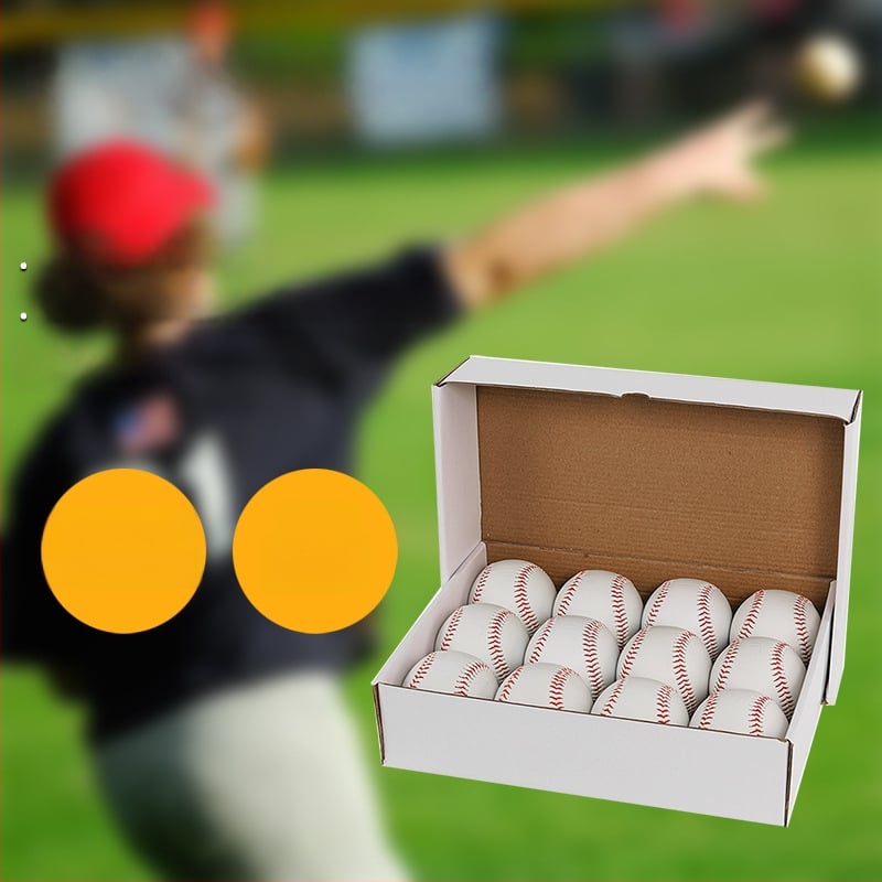 Baseballová tréningová lopta č. 9, PVC, značka GKK, tlač loga dostupná, vhodná pre baseball a softball