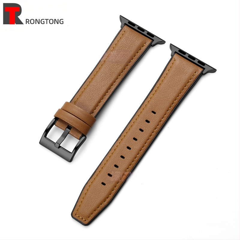 Силиконово-хибриден ремешек за Apple Watch от микрофибърна кожа, 22 мм, 25 г, съвместим с моделите 8/SE/7/6/5