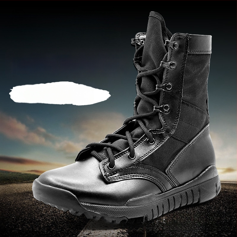 Treeningsaapad – hingavad, kerged, kõrge varbaga taktikaline disain (Kangas: Super fiber; Stiil: Välis/ sõjaväe stiil; Sobilik matkamiseks, tulistamiseks, võitluskunstidele)