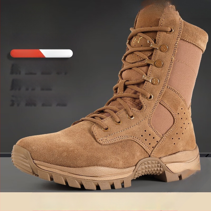 Väljakul kõrged lahingujalatsid, unisex täiskasvanutele, hingav nailon, kõrb-taktikalised jalatsid