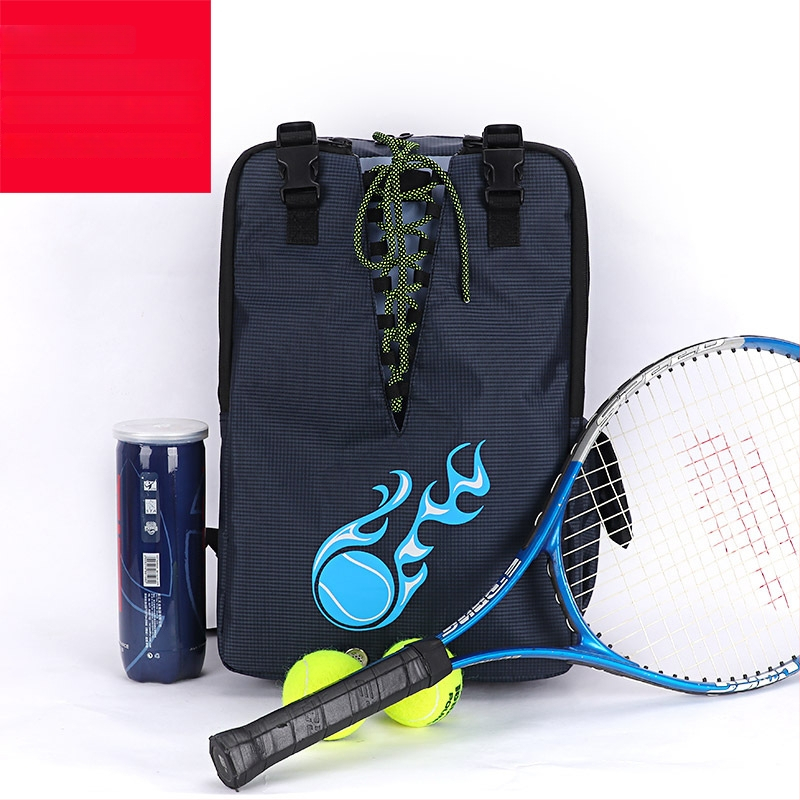 WPOLE Torba za badminton i tenis – može primiti 1-4 reketa za badminton i 1-2 reketa za tenis, kvadratna torba preko ramena, velika kapaciteta