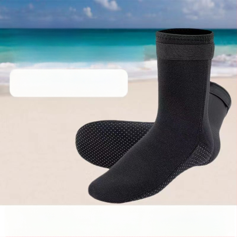 Дълги дебели дайвинг чорапи, 3 мм бързосъхнещи, против хлъзгане, устойчиви на корали, топли за шнорхелинг