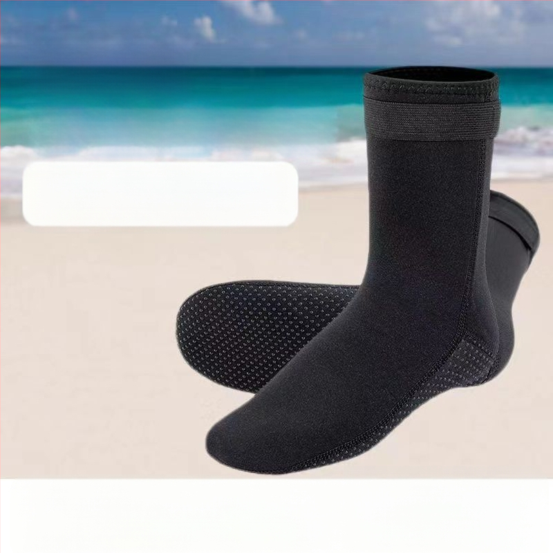 Дълги дебели дайвинг чорапи, 3 мм бързосъхнещи, против хлъзгане, устойчиви на корали, топли за шнорхелинг