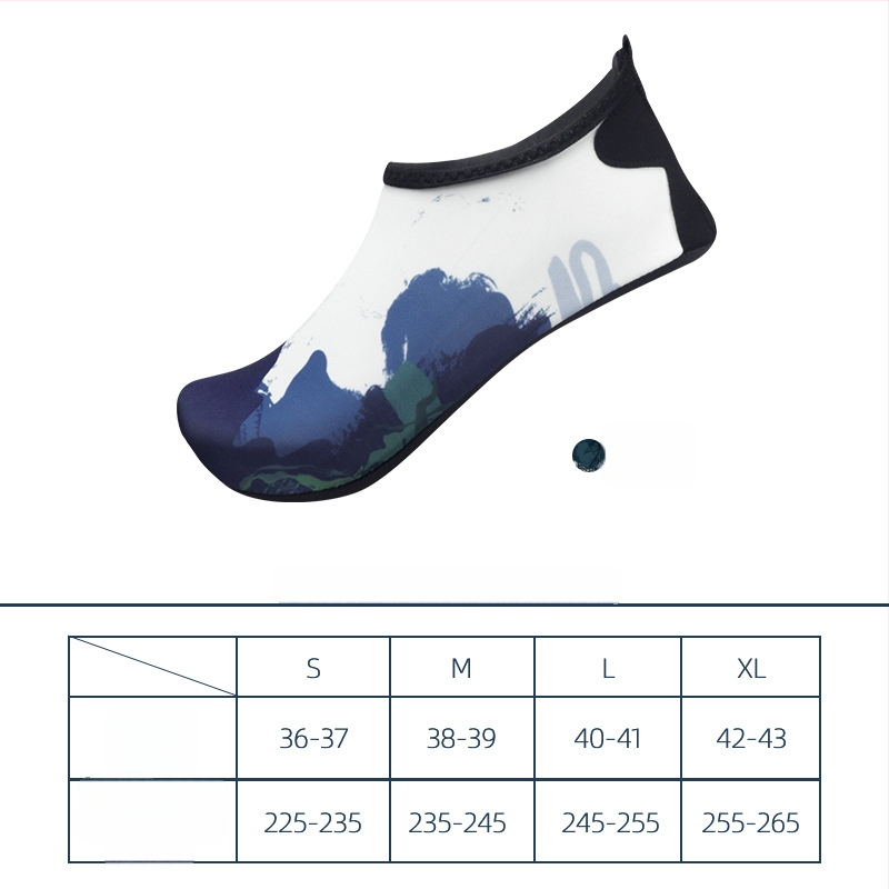 Unisex potápačské ponožky – pre mužov a ženy, na potápanie, šnorlovanie a plávanie, s ochranou proti porezaniu a mäkkou podrážkou; vhodné pre bosé nohy.