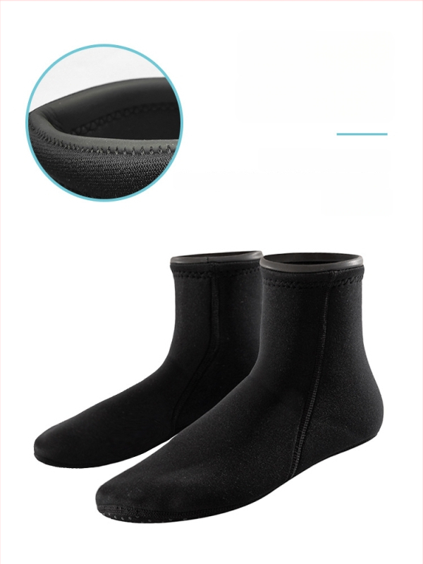 Дайвинг чорапи от неопрена с дебелина 3 мм, нехлъзгаща подметка и водоустойчив дизайн.