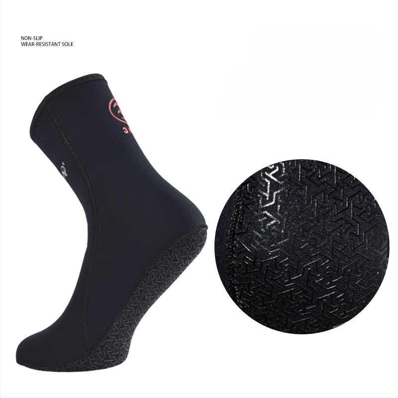 3mm neopreno nardymo kojinės – HISEA, unisex, šiltos nardymui, snorkeliavimui ir žiemos plaukiojimui