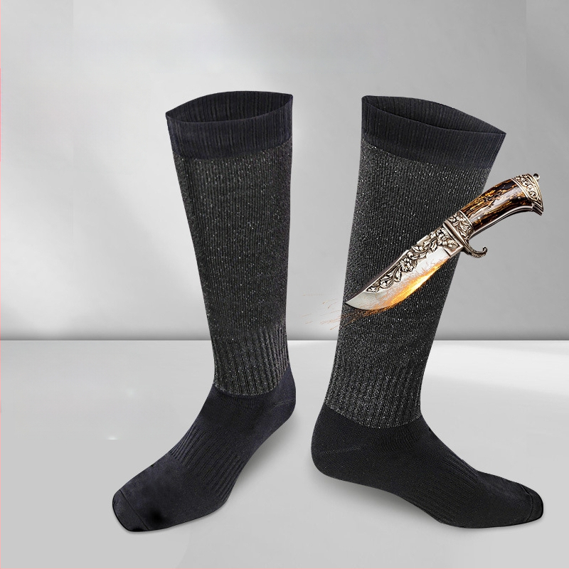 Välised HPPE taseme 5 lõikevastased pikad sokid, libisemiskindlad, kulumiskindlad | Bränd: Qianbo du; Kasutus: matkamine, kalju ronimine, sukeldumine, surfamine