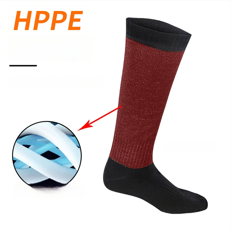 Välised HPPE taseme 5 lõikevastased pikad sokid, libisemiskindlad, kulumiskindlad | Bränd: Qianbo du; Kasutus: matkamine, kalju ronimine, sukeldumine, surfamine