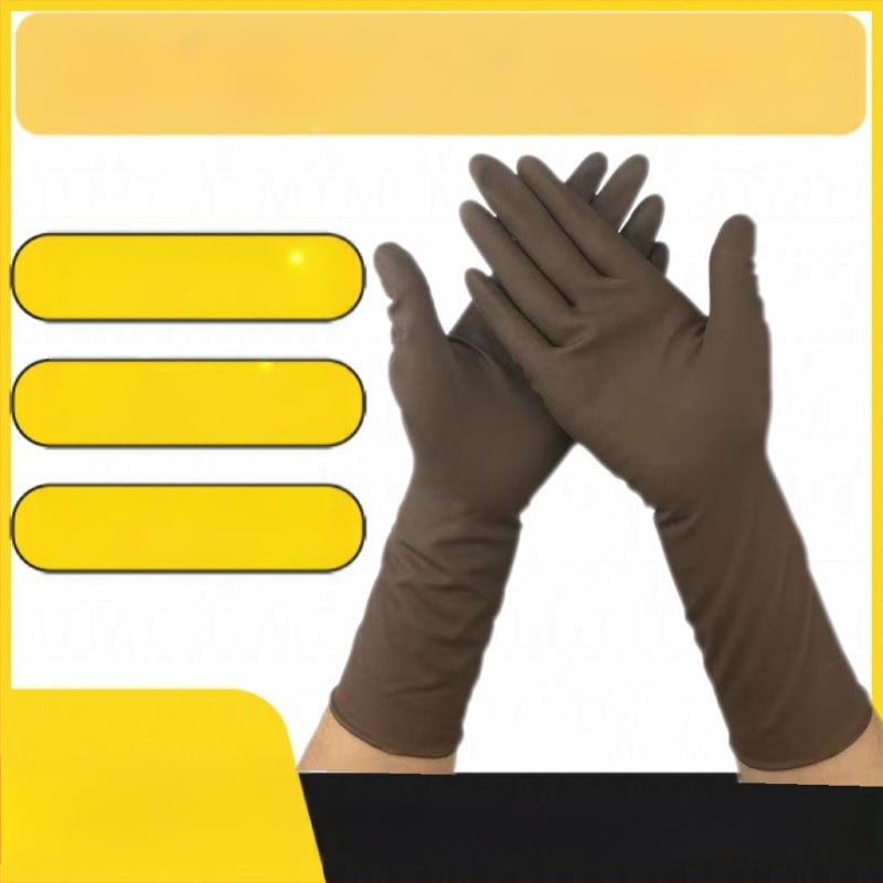 Гумени рибарски ръкавици, удължени и дебели, пробивоустойчиви, зимни водоустойчиви и противохлъзгащи за водни дейности