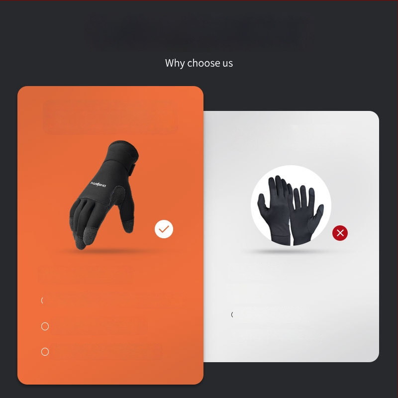 Кевларови ръкавици за гмуркане и шнорхелинг, 5 мм, антихлъзгащи, износоустойчиви, топли, против порязване