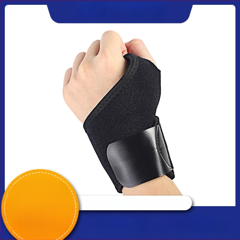 Riešo įtvaras svorių kilnojimui ir fitnesui – riešo apsauga, įtvaras riešui, tinkamas krepšiniui; Medžiaga: Diving material; Kategorija: Bracer