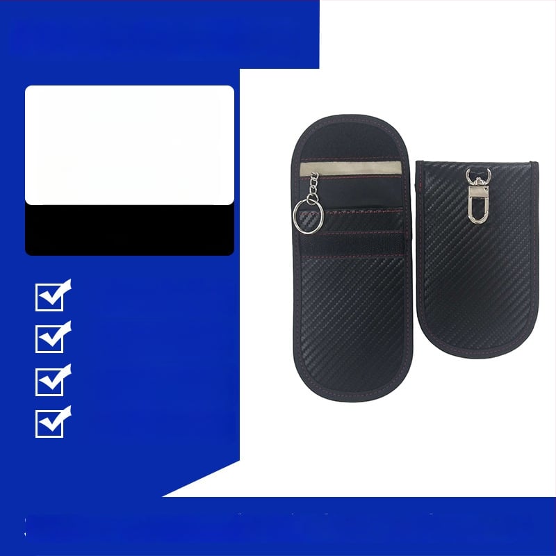 Калъф за телефон и ключове с катарама, PU материал, RFID защита