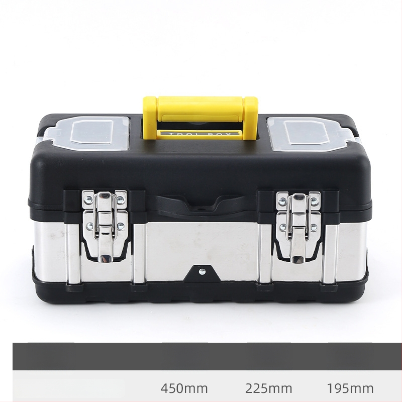 Műanyag szerszámosláda – elektromos karbantartáshoz (Típus: műanyag szerszámosláda; Anyag: műanyag; Stílus: műanyag szerszámosláda; Használat: elektromos karbantartás)