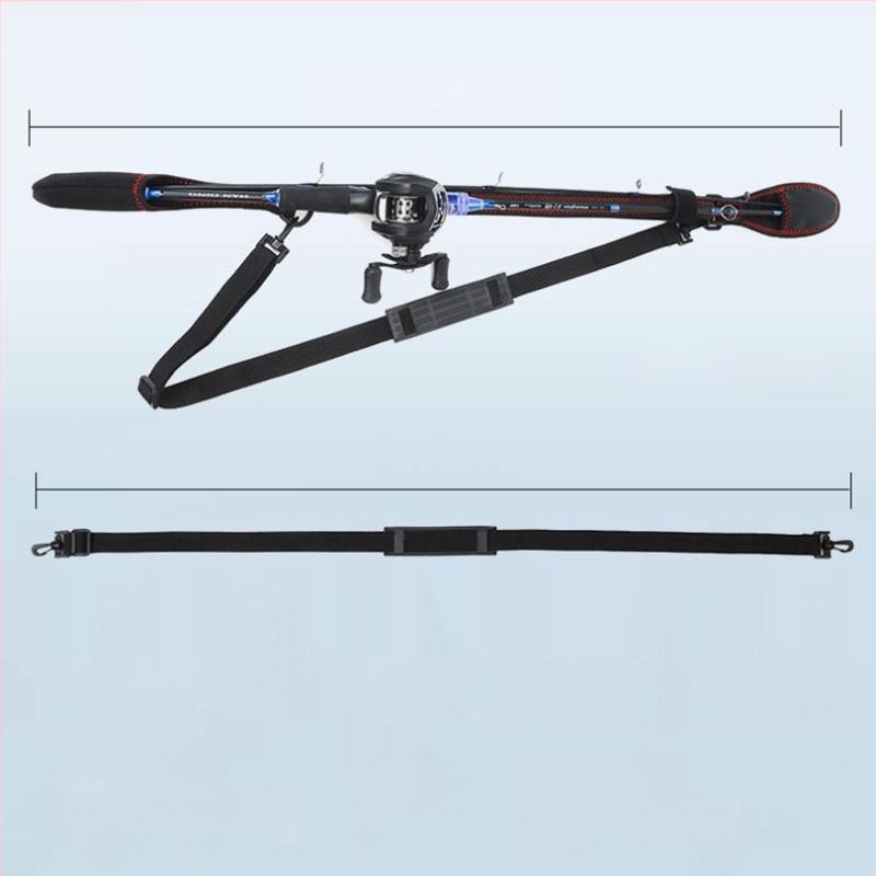 Регулируема чанта за пръчки с отдел за съхранение и еластична лента, джоб за макари; марка Hongchuan; материал полиестерно влакно