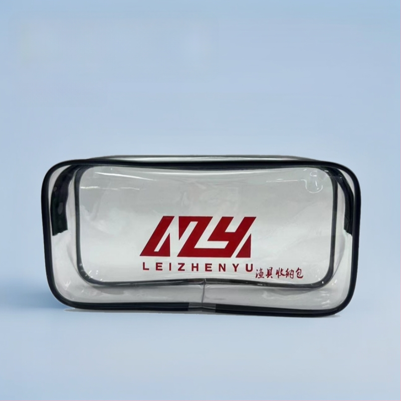 Чанта за риболовни принадлежности, преносима и водоустойчива PVC, прозрачен кутия за аксесоари за линии