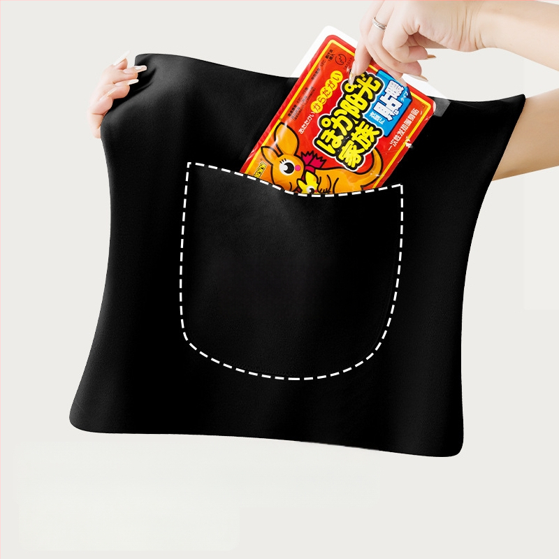 Мъжки термо жилет с двойни джобове, топъл и удобен, двойслоен дизайн, полиестерен материал