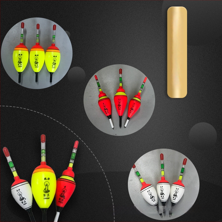 EVA minkšta plūdė su šviesos įdėklu jūros ir uolų žvejybai – ilgas metimas, pilvo plūdė