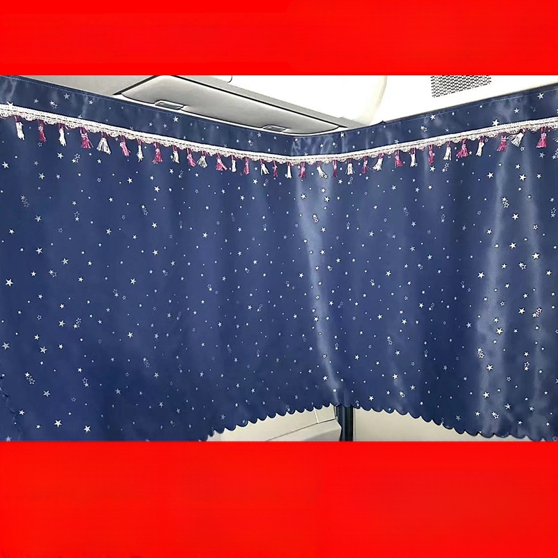 Cortine pentru geamuri laterale de camion mare, din material blackout, prindere prin agățare, protecție solară, personalizabile