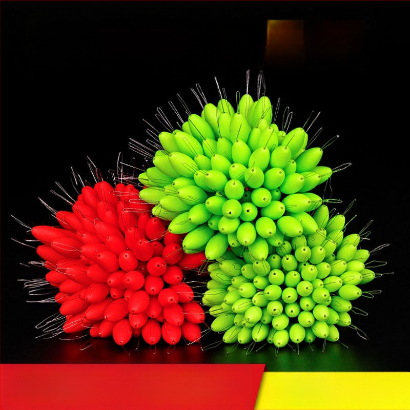 Septynžvaigždinis plūdis žvejybai — Aiku, nanometrinė medžiaga, 100 vnt. pakuotėje