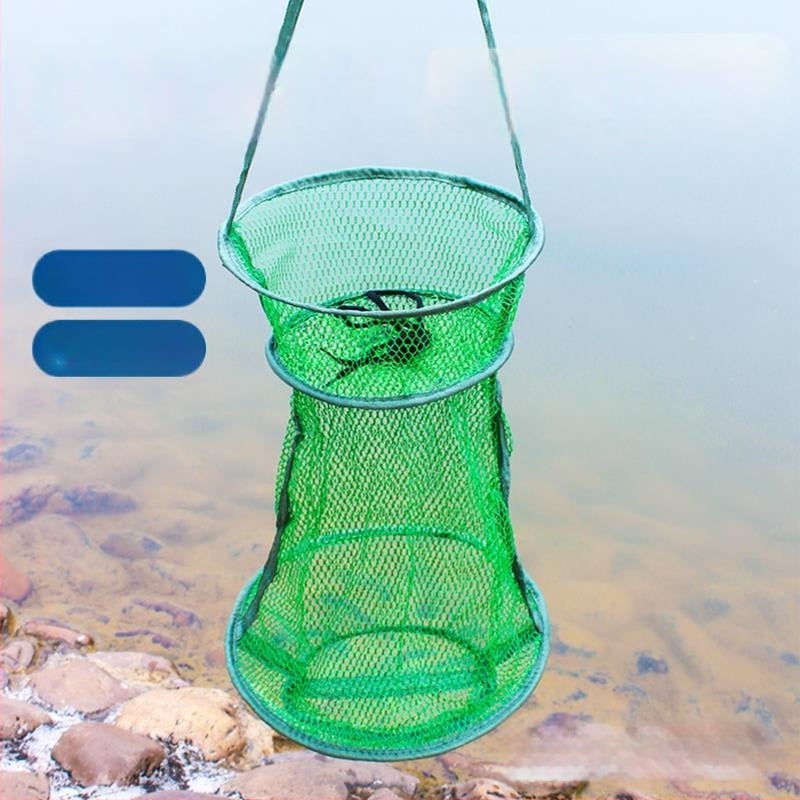 Žvejybos apsauga – nailono tinklinė krepšys su virvele, greitai džiūsta