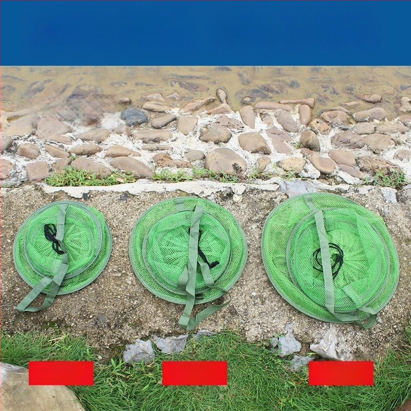 Žvejybos apsauga – nailono tinklinė krepšys su virvele, greitai džiūsta