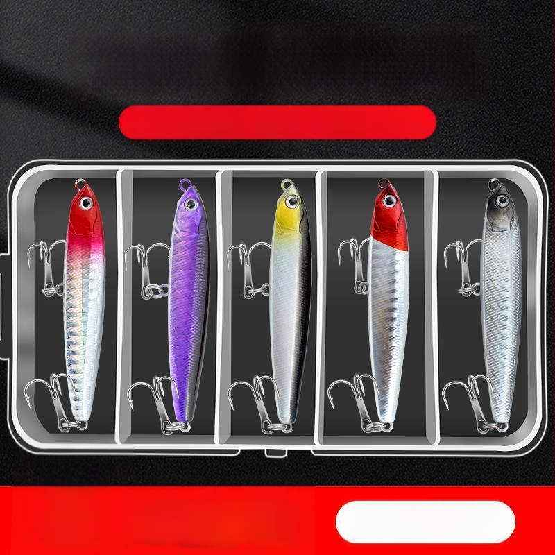 Комплект потъващи моливни примамки за ултра-дълги хвърляния – сладководни риби, тилапия
