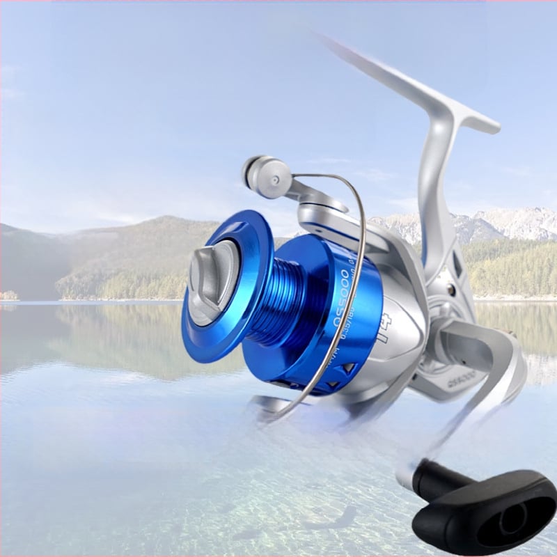 Kalio spiningo ritė žvejybai, tvirtas nailono korpusas, ABS korpusas, Shenzhen kilmė, pakuotė 40 vnt