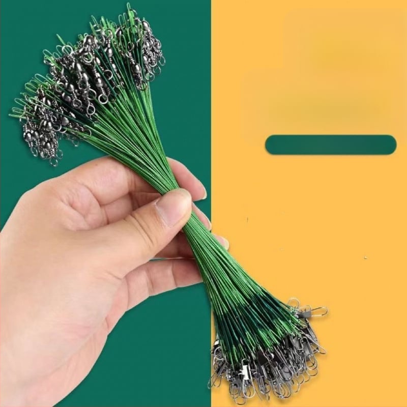 Лидер линия за примамки – стоманена тел, подлиния за морски риболов, връзка на примамки