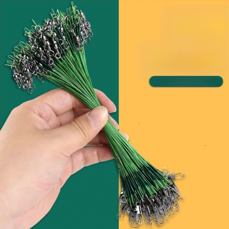 Лидер линия за примамки – стоманена тел, подлиния за морски риболов, връзка на примамки