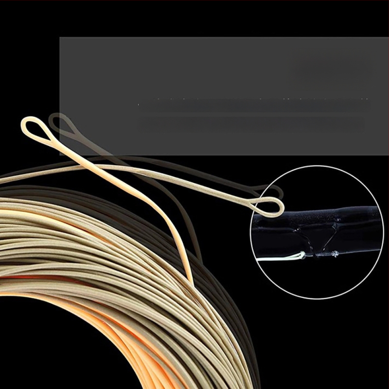 Egret Fly основна линия за риболов на муха Spey, едноредова с конектор, плаваща, PE материал, якост 01, пакет 100