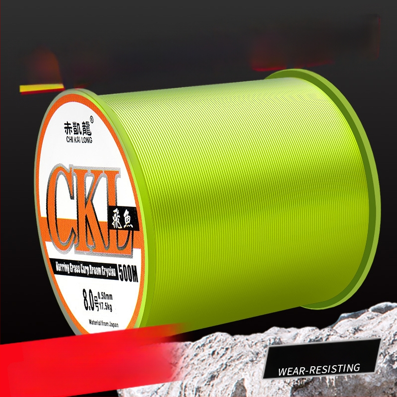 Akhelong Нейлонова лидер-линия за риболов, силно дърпане, комплект 6 бр.