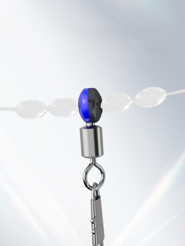 Žvejybos įranga iš silikono: silikoniniai tarpiklių karoliukai ovalios cilindrinės formos, 7+1 vnt., aukštas skaidrumas, aukštas koncentravimas