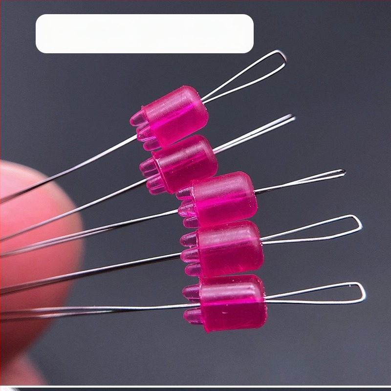 Silikoninė karūnėlė žvejybai – viršutinė karūnėlė, užrakinimo karūnėlė, erdvinė karūnėlė, keturkampė pozicionavimas, pagrindinės linijos rinkinys su PE mazgu