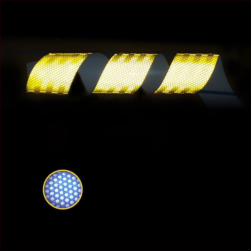 Yin zhen pilna automašīnas uzlīme — līmējams atstarojošs uzlīme nakts brīdinājumam, pielāgojams paraugs kā attēlā