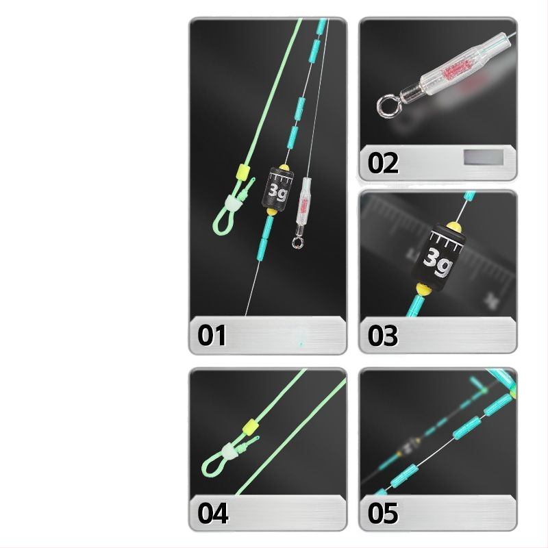 Основна линия – комплект без възли с обновена система за бързо заключване, готова за употреба риболовна линия