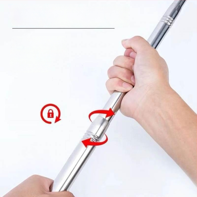 Nerūdijančio plieno žvejybos tinklas – pilnas komplektas su sulankstoma ir teleskopine lazda, gili tinklo krepšys, plonas tinklas; Tinklo įėjimo skersmuo: peržiūrėkite detales; Tinklo gylis: peržiūrėkite detales