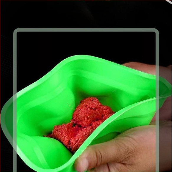 Žvejybos masalų maišymo dubuo, nešiojamas minkštas gumos dubuo (Prekės ženklas: Record Work; Kilmė: Kinija; Medžiaga: Guma)