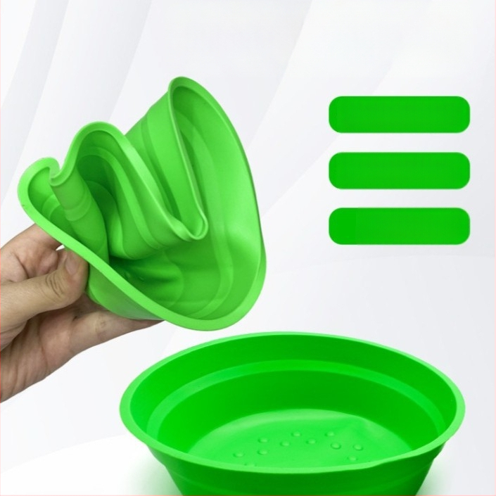 Žvejybos masalų maišymo dubuo, nešiojamas minkštas gumos dubuo (Prekės ženklas: Record Work; Kilmė: Kinija; Medžiaga: Guma)