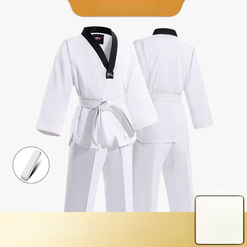 Taekwondo gi унисекс, 90% памук (combed cotton), дишащ и удобен, за деца и възрастни