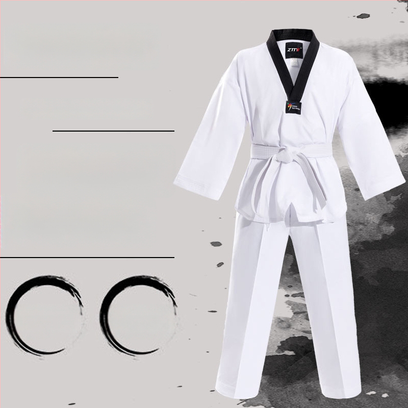 Taekwondo gi унисекс, 90% памук (combed cotton), дишащ и удобен, за деца и възрастни