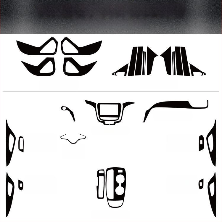 Εσωτερική επένδυση από ανθρακονήματα για Chevrolet Equinox – μοτίβο γρατζουνιών, μαγνητική εγκατάσταση, πλευρικά πάνελ αυτοκινήτου, εξατομίκευση διαθέσιμη