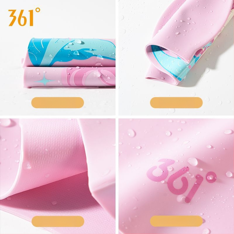 361 силиконова детска шапка за плуване с карикатурен дизайн