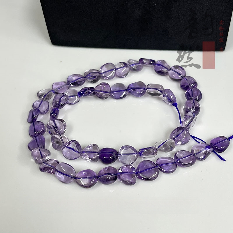 Аксесоари - аметистови свободни мъниста, полирани мъниста с форми за модни бижута