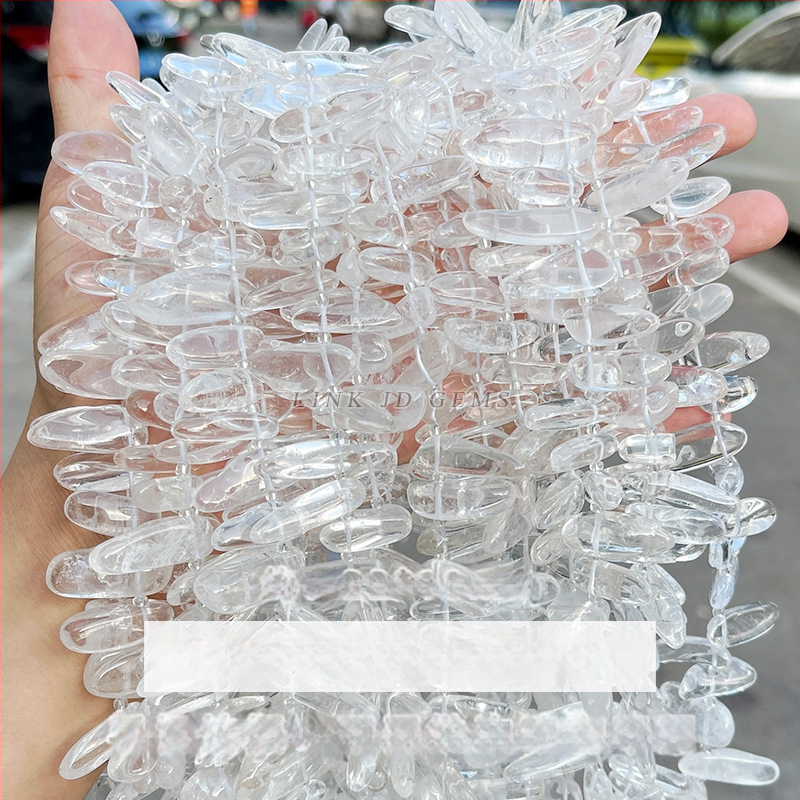 Кристални мъниста за DIY – разпръснати мъниста със странично дупче, материал: кристал, обработка: рязане, шлайфане, полиране, произход Yiwu, Jingde Jewelry