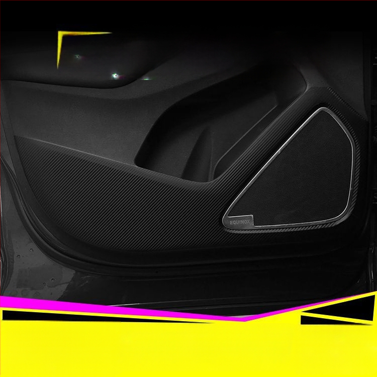Εσωτερικό αυτοκινήτου με φιλμ ανθρακονήματος για Chevrolet Equinox — υφή γρατσουνιών, μαγνητική τοποθέτηση, για πλευρικά πάνελ κεντρικής κονσόλας, δυνατότητα προσαρμογής