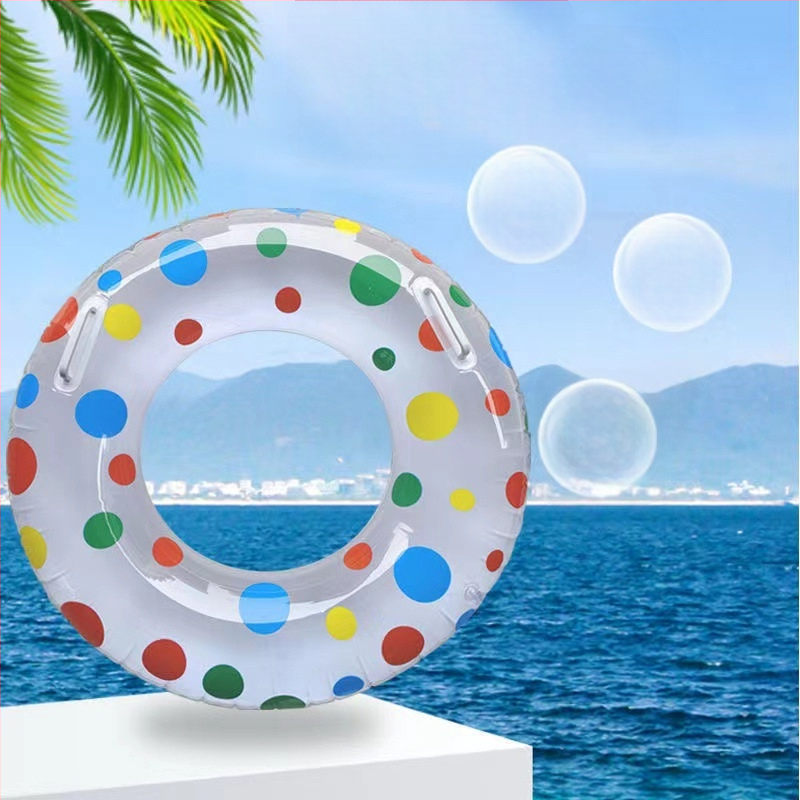 Baseino ratukas su rankena, PVC storis 0,25 mm, anti-flip dizainas, suaugusiems, vientisas raštas