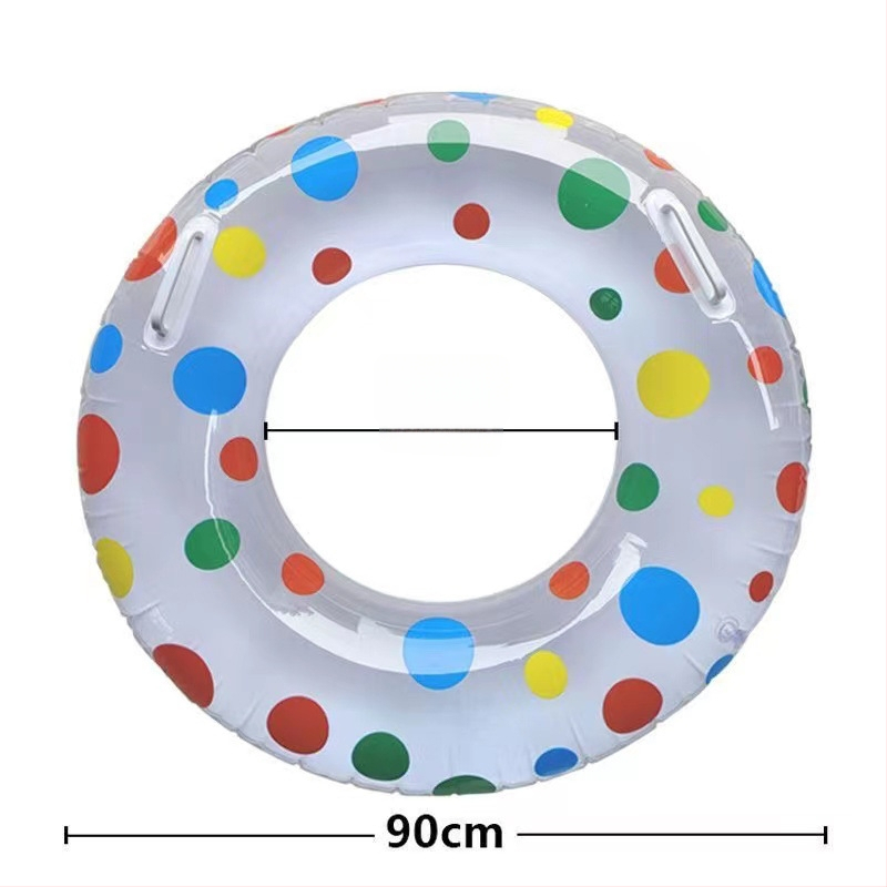 Baseino ratukas su rankena, PVC storis 0,25 mm, anti-flip dizainas, suaugusiems, vientisas raštas